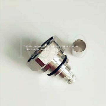 Male Plug Crimp 7/16 DIN Connector for LMR400 Cable