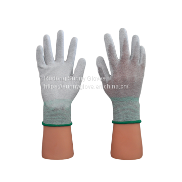 Carbon Fiber PU Palm Glove,Chinese Professional Factory