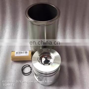 OEM Engine Parts 0450-1353 D7E Piston Kit For EC290B Excavator