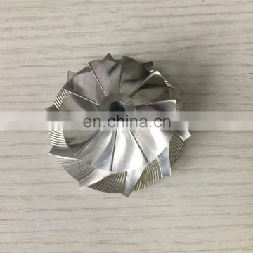 CT26 42.90/58.00mm 10+0 Blades high performance turbo aluminum 2618/milling/billet compressor wheel