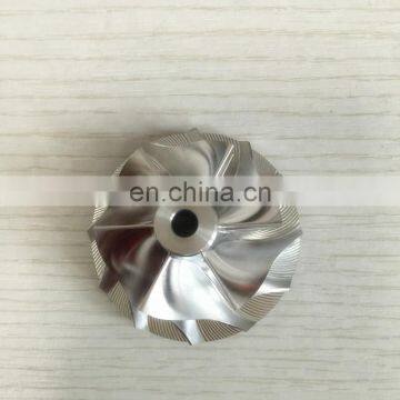 RHF4 37.36/50.00mm 6+6 blades Turbocharger Billet/milling/aluminum 2618 compressor wheel for VT10/VN4