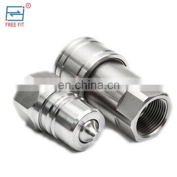 2020 manufacturer female male zinc stainless hydraulic quick release couplings connectors