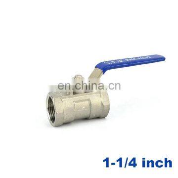 GOGO High quality 1PC Ball valve Stainless steel DN32 Female thread 1 1/4 inch BSP SS304 201 316 Small 2 way Ball Valve