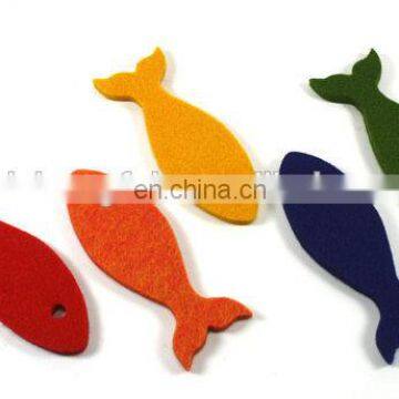 Customized Nature Fish Shape Felt Cat Toy With Various Colors photo-5