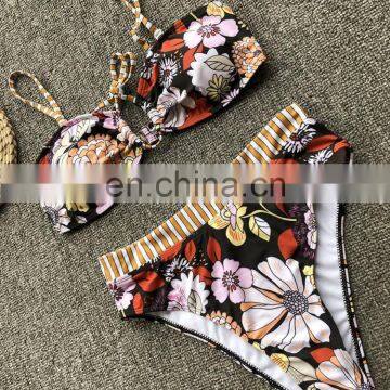 Bikini 2019 Women Split BikiniS Speed Selling Sexy Bandage Print Swimsuit Swim Suit Swimwear Women