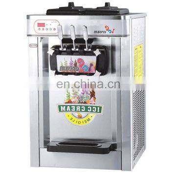 Commerical 22L desktop ice cream machine/soft ice cream machine/ice cream making making machine for sale